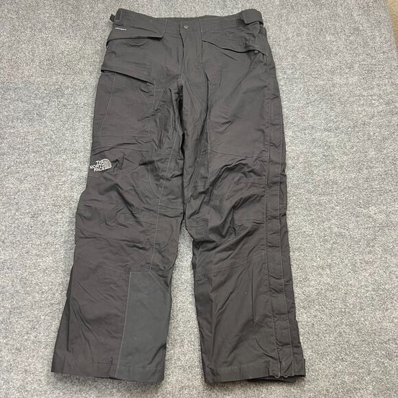 The North Face Men's L Short (36x30) Hyvent Black Snow Ski Pants Nylon